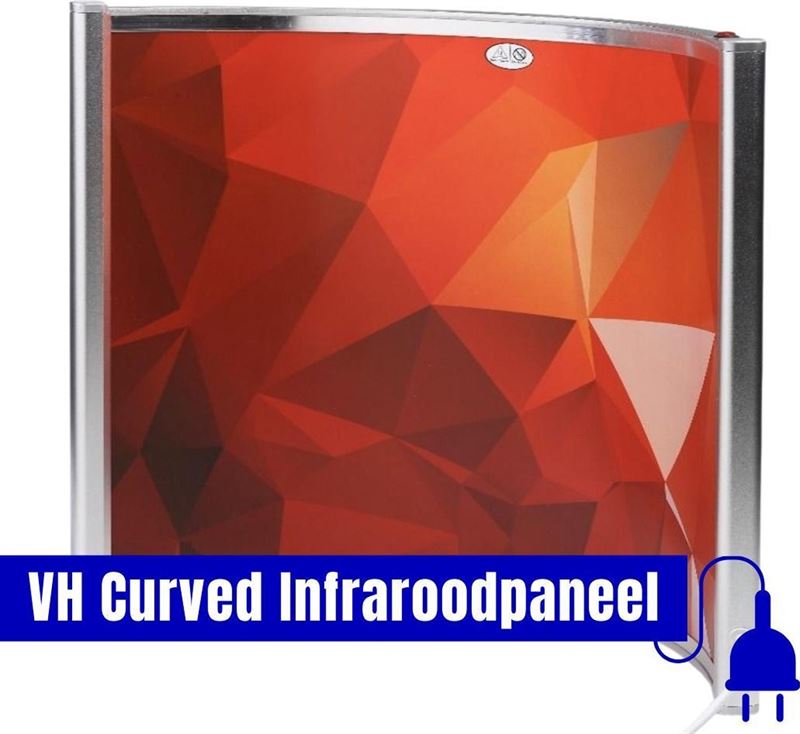 VH® VH Verplaatsbaar infraroodpaneel - Curved - 300 watt