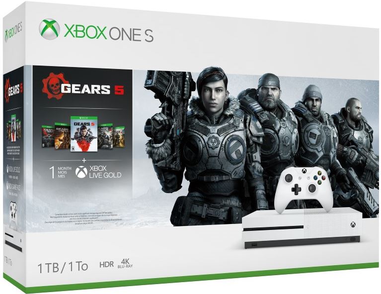Microsoft Xbox One S 1TB / wit / Gears 5