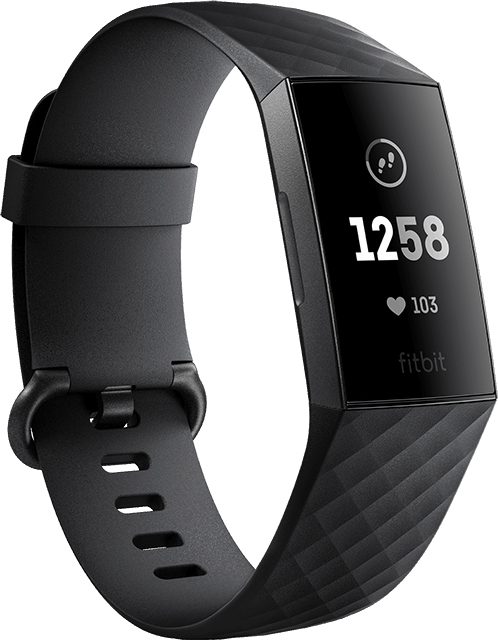 Fitbit Charge 3 zwart / S|L