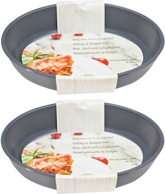 Geven niemand Afhaalmaaltijd Pyrex 2x Zwarte ovale glazen ovenschaal 2,4 liter 30 x 21 cm - Ovenschotel  schalen - Bakvorm - Ovenschalen keuken kopen? | Kieskeurig.be | helpt je  kiezen