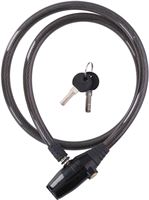 Dunlop kabelslot - met 2 sleutels en alarm (max 95 dB) - 100 cm - Ø 12 mm