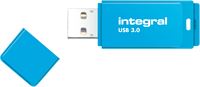 Integral 128GB USB3.0 DRIVE NEON BLUE UP TO R-120 W-30 MBS INTEGRAL