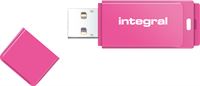 Integral 8GB USB2.0 DRIVE NEON PINK INTEGRAL