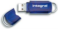 Integral 64GB USB2.0 DRIVE COURIER BLUE INTEGRAL