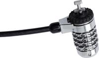V7 SLC500-8E 1.5m Zwart, Zilver kabelslot