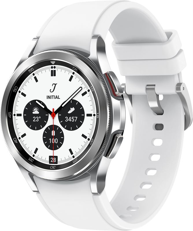 Samsung Galaxy Watch4 Classic wit, zilver