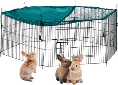 Wat leuk galop Uitstekend Relaxdays Konijnenren met net - knaagdieren ren - konijn - ren - dierenren  - net - staal zwart, donkergroen dierbenodigdheden kopen? | Kieskeurig.be |  helpt je kiezen