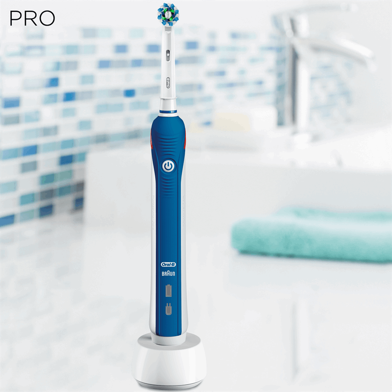 Natte sneeuw bruiloft Onhandig Oral-B Pro 2 2000n zwart, blauw elektrische tandenborstel kopen? | Archief  | Kieskeurig.nl | helpt je kiezen