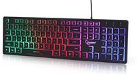 Gembird Keyboard KB-UML-01 membrane USB 2.0 US black color - Tastatur - USB