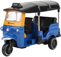 Voluxe Driewieler auto speelgoed,, Voldoen aan vraag legering driewieler auto model, meer plezier educatieve instelling vroeg onderwijs voor thuis kind (blauw)