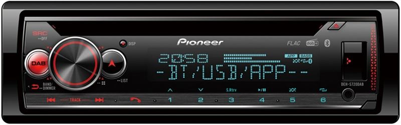 Pioneer DEH-S720DABAN-PH - Autoradio - 1Din - DAB/CD/USB/BT/AUX
