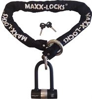 Maxx-Locks Tirau Scooterslot / Motorslot ART 4 Kettingslot + Loop - 150cm