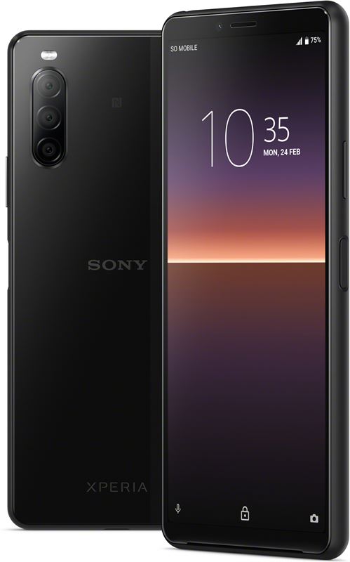 Sony Xperia 10 II 128 GB / zwart