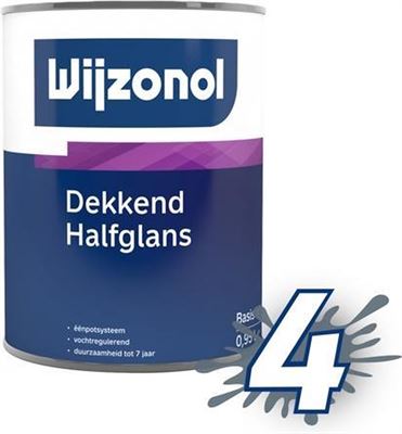 Wijzonol Dekkend Halfglans liter - | vergelijken | Kieskeurig.nl