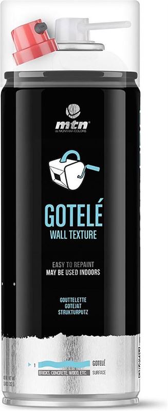 mtn PRO Gotelé Wall Textuur Spray Muurverf spray paint verf kopen? | Kieskeurig.be | helpt je kiezen