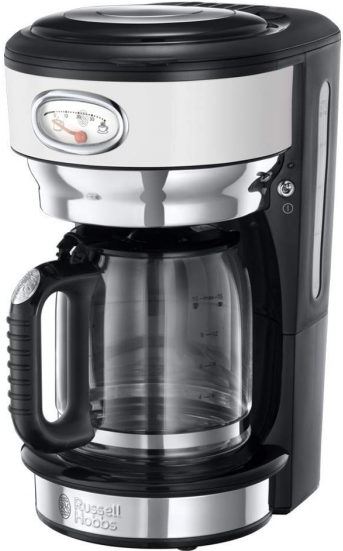 Russell Hobbs Retro Classic wit, roestvrijstaal