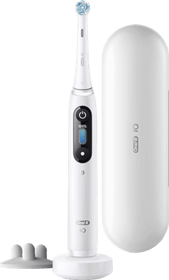 Oral-B iO - 8s - Elektrische Tandenborstel Wit Powered By Braun wit | | Kieskeurig.nl