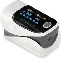 Sinji Pulse Oximeter - Saturatiemeter met Hartslagmeter - Met Draagkoord - Voor Thuis en Professioneel Gebruik
