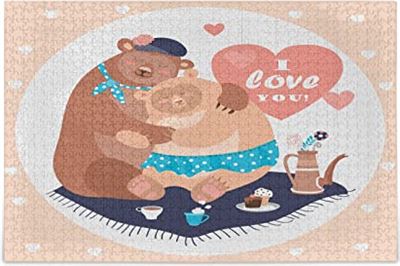 Dijk bagageruimte je bent Mnsruu Liefde hart grappige dikke beer puzzel 1000 stukjes voor volwassenen  grote puzzel voor tiener geschenk kunstwerk woondecoratie decoupeerzaag  kopen? | Kieskeurig.nl | helpt je kiezen