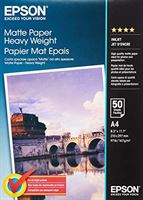 Epson C13S041256 mat heavyweight papier Inkjet 167 g/m2 A4 enkelzijdig, 50 vellen per pak