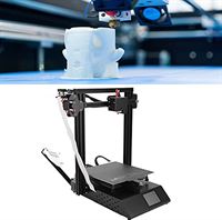 Jopwkuin 3D-printer, Grain Hot Bed Design 3,5-inch led-kleurendisplay Hoge nauwkeurigheid 3D-printer voor Cura(European standard 250V, pink)