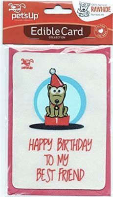 Corporation dauw Grap pets up Rawhide Happy Birthday eetbare kaart voor de hond 1st.  dierbenodigdheden kopen? | Kieskeurig.nl | helpt je kiezen