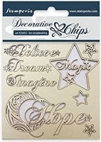 Stamperia Decoratieve Chips-Hoop, Hout, 9,5 x 9,5 cm
