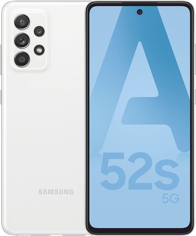 Samsung Galaxy A52s 5G 256 GB / wit / (dualsim) / 5G