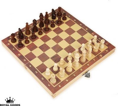 Tegenstrijdigheid Stoffelijk overschot US dollar ROYAL GOODS Internationaal schaakbord - Schaken - Schaakspel - Schaakset -  Houten schaakbord met schaakstukken - Chess board - Chess - Chess set |  Prijzen vergelijken | Kieskeurig.nl