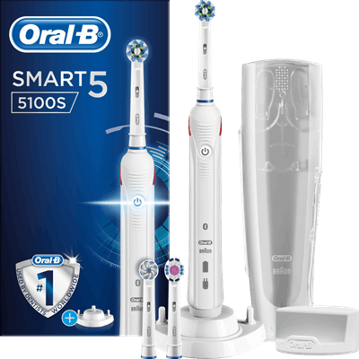 Oral-B Smart 5 5100S White Elektrische Powered By wit | Specificaties | Kieskeurig.nl