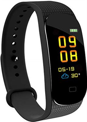 regering textuur Petulance UKCOCO Smartwatch - M5 smartband polsbandje smart watch bloeddruk  hartslagmeter armband voor android ios (zwart) smartwatch kopen? |  Kieskeurig.nl | helpt je kiezen