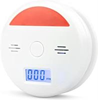 Garza - Koolmonoxidemelder voor het huishouden, CO-alarm 85dB, wit