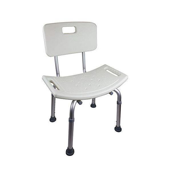 Mobiclinic Olivo Douchestoel voor ouderen, Orthopedisch, Douchekruk voor ouderen, In hoogte