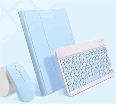 Voorwaarde heelal gesloten Fbewan iPad 7,9-inch Mini 5e/4e generatie hoesje met toetsenbord en muis  Potloodhouder Magnetisch afneembaar draadloos Bluetooth-toetsenbord voor  iPad Mini4/5 (iPad Mini4/5, hemelsblauw) | Prijzen vergelijken |  Kieskeurig.nl