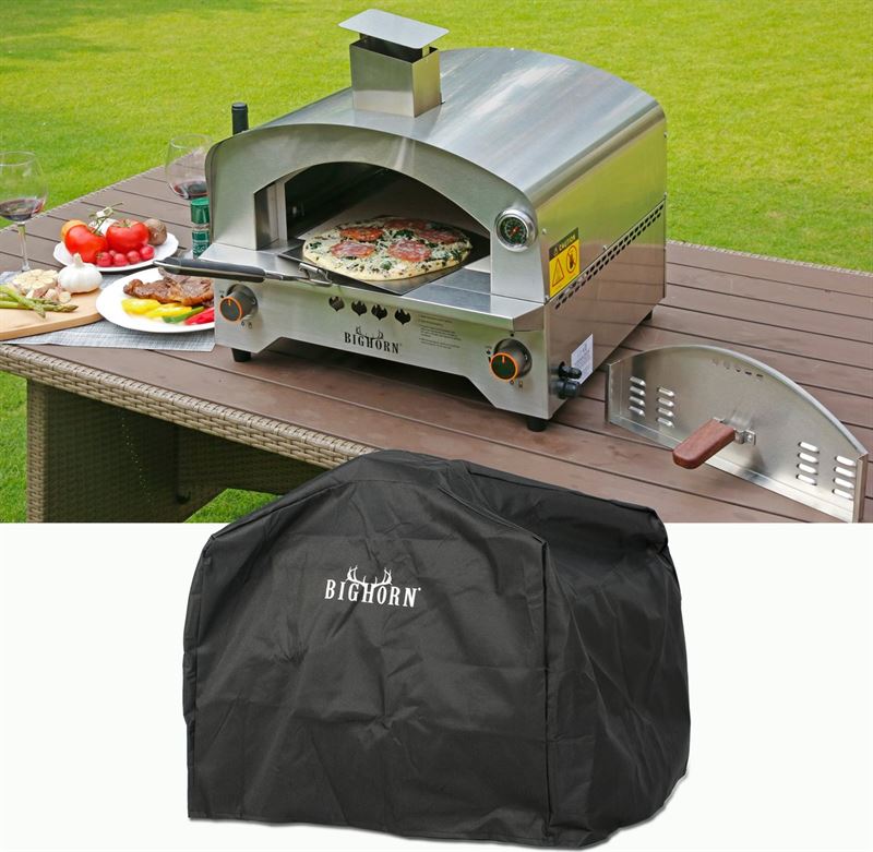 Bighorn Outdoor Gas Pizza Oven afdekhoes Waterdicht Zwart