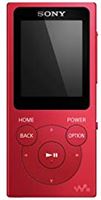 Sony NW-E394L Walkman Muziekspeler 8 GB met 1,77 inch Drag & Drop Display ClearAudio+, PCM, AAC, WMA en MP3 (rood)