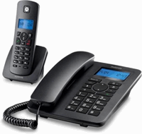 Motorola C4201 Combo Vaste Telefoon + DECT Zwart