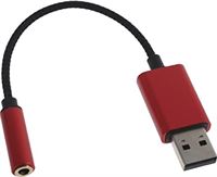 xllLU USB-geluidskaart USB naar 3,5 mm jack met 2 in1 microfoon headset connector audio jack adapter Mutual Convertors usb naar 3,5 mm audiokabel