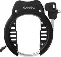 Amigo 9630 ringslot - Inclusief 2 sleutels en ART-2 keurmerk - Universeel fietsslot - Zwart