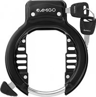 Amigo ringslot - Inclusief 2 sleutels en ART-2 keurmerk - Universeel fietsslot - Zwart