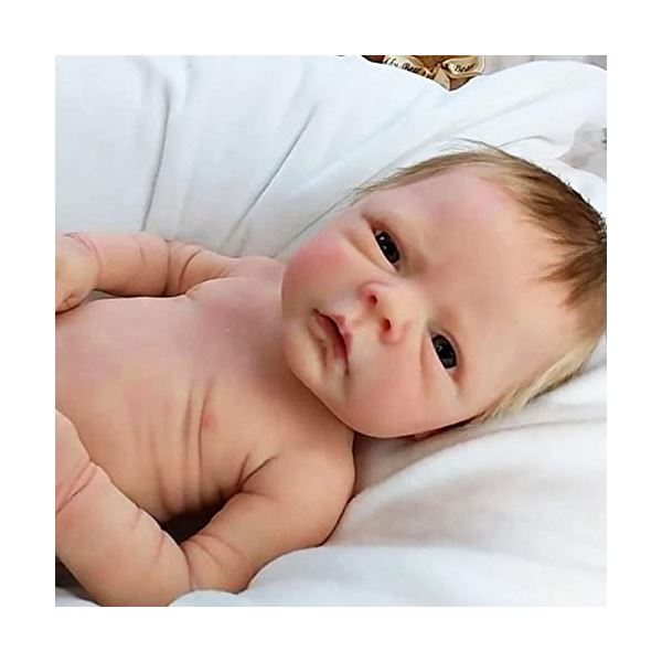 GXDHOME 18 inch 46 cm Reborn Baby Poppen 2 Geslachten Jongen/Meisje Vinyl Zachte Siliconen Echte Poppen Pasgeboren Baby's Speelgoed Xmas Cadeaus, Jongen -4092R5A1D (Kleur: MEISJ) | Vergelijk alle prijzen