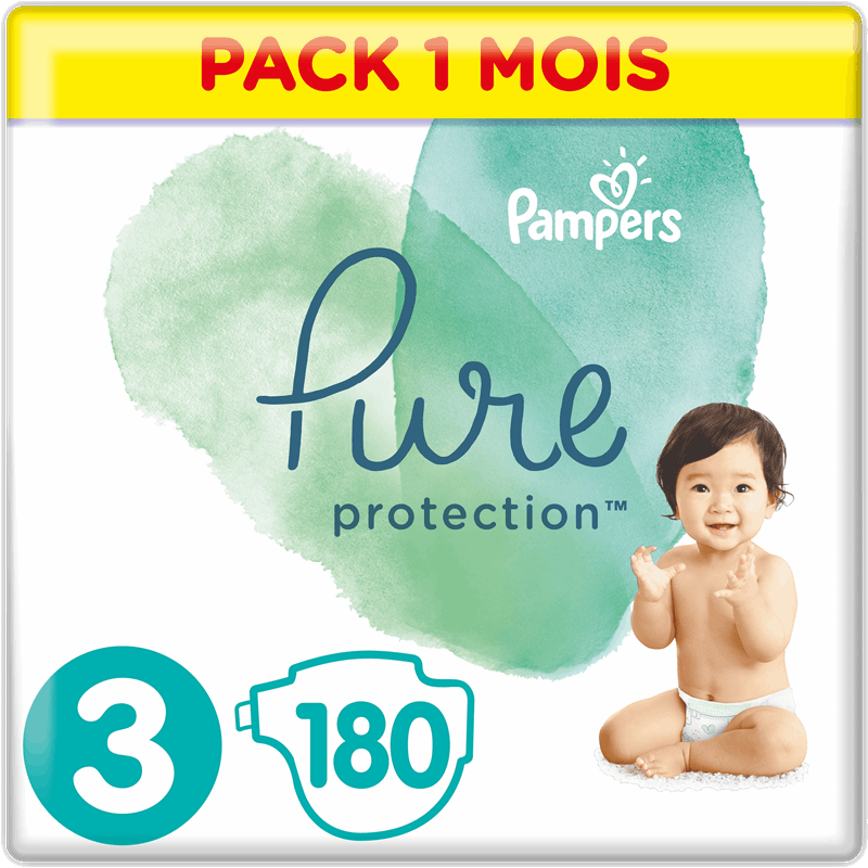 Heerlijk bellen vroegrijp Pampers Pure Protection Maat 3, 180 Luiers, 6-10kg wit, blauw Baby/peuter  (overig) kopen? | Kieskeurig.nl | helpt je kiezen