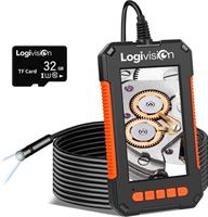 Logivision Inspectiecamera met Scherm 5M - Full HD 1080P - 4.3 Inch IPS Scherm - Endoscoop - Neem Foto’s & Video’s - IP67 Waterdicht - Inspectie Camera