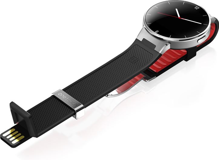 Alcatel OneTouch Watch zwart, rood