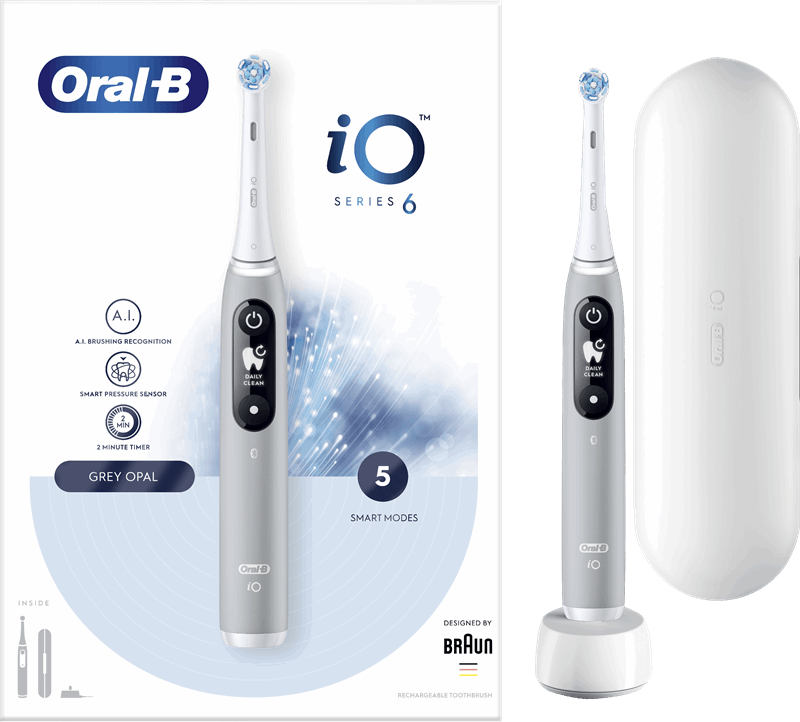 Oral-B iO grijs Elektrische tandenborstel kopen? | Kieskeurig.nl | helpt je kiezen