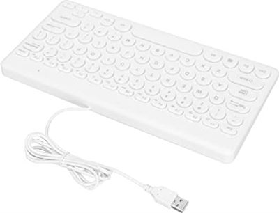 Zeeman pedaal toenemen Evonecy Bedraad USB-toetsenbord Mini-toetsenbord met 78 toetsen Ergonomisch  ontwerp om van huis naar kantoor te reizen wit toetsenbord kopen? |  Kieskeurig.nl | helpt je kiezen