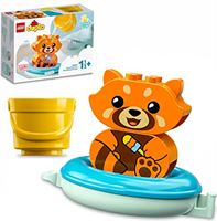 lego 10964 DUPLO Pret in Bad: Drijvende Rode Panda Badspeelgoed voor Baby's en Peuters vanaf 1 .5 Jaar, Babyspeelgoed