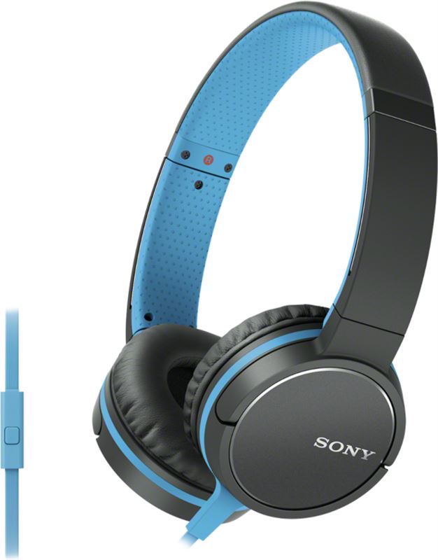 Sony MDR-ZX660AP zwart, blauw