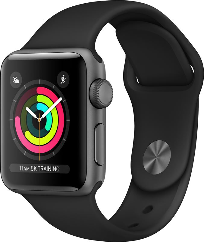 Apple Watch Series 3 zwart / S|L