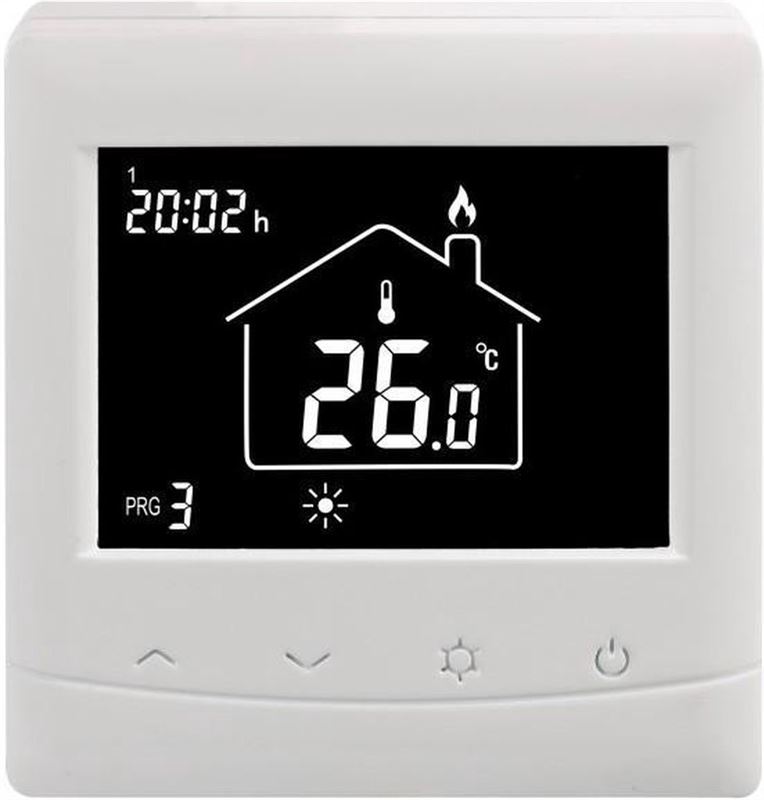 2Heat 2HT TT TIMER THERMOSTAAT GEEN WIFI EN 1 ST WARMTE INFRAROODPANEEL MET KORRELSTRUCTUUR 300W, 230V.